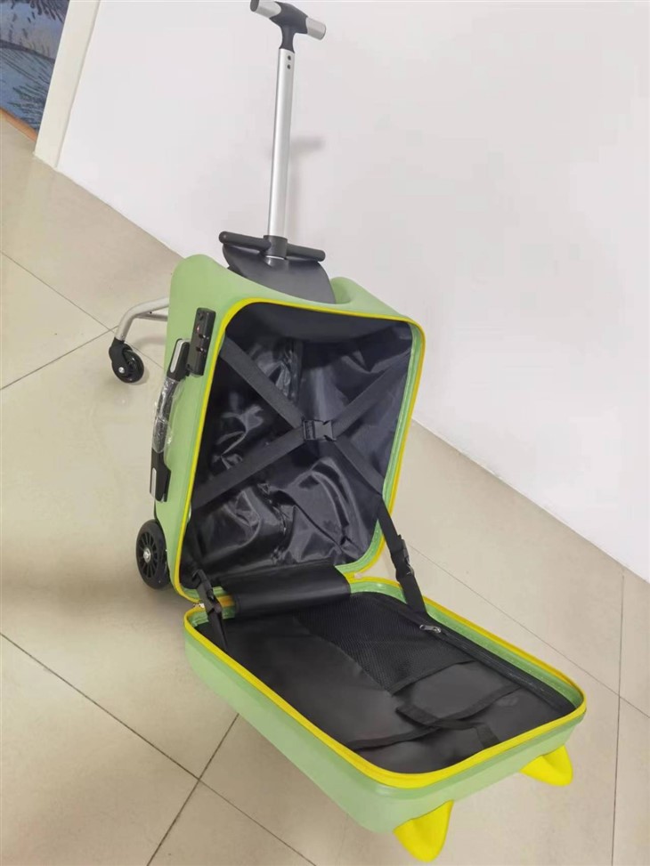 Ride-On Kids Suitcase With Brake Wheels